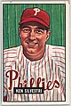 Ken Silvestri, Catcher, Philadelphia Phillies, from Picture Cards, series 5 (R406-5) issued by Bowman Gum, Issued by Bowman Gum Company, Commercial color lithograph