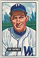 Joe Haynes, Pitcher, Washington Senators, from Picture Cards, series 5 (R406-5) issued by Bowman Gum, Issued by Bowman Gum Company, Commercial color lithograph