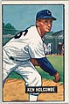 Ken Holcombe, Pitcher, Chicago White Sox, from Picture Cards, series 5 (R406-5) issued by Bowman Gum, Issued by Bowman Gum Company, Commercial color lithograph