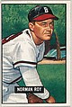 Norman Roy, Pitcher, Boston Braves, from Picture Cards, series 5 (R406-5) issued by Bowman Gum, Issued by Bowman Gum Company, Commercial color lithograph