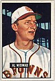 Al Widmar, Pitcher, St. Louis Browns, from Picture Cards, series 5 (R406-5) issued by Bowman Gum, Issued by Bowman Gum Company, Commercial color lithograph