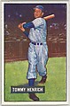 Tommy Henrich, Coach, New York Yankees, from Picture Cards, series 5 (R406-5) issued by Bowman Gum, Issued by Bowman Gum Company, Commercial color lithograph
