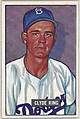 Clyde King, Pitcher, Brooklyn Dodgers, from Picture Cards, series 5 (R406-5) issued by Bowman Gum, Issued by Bowman Gum Company, Commercial color lithograph