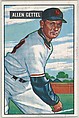 Allen Gettel, Pitcher, New York Giants, from Picture Cards, series 5 (R406-5) issued by Bowman Gum, Issued by Bowman Gum Company, Commercial color lithograph