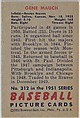 Issued by Bowman Gum Company | Gene Mauch, Infield, Boston Braves, from ...