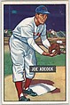 Joe Adcock, Outfield, Cincinnati Reds, from Picture Cards, series 5 (R406-5) issued by Bowman Gum, Issued by Bowman Gum Company, Commercial color lithograph