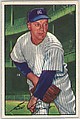 Ed Lopat, Pitcher, New York Yankees, from Picture Cards, series 6 (R406-6) issued by Bowman Gum, Issued by Bowman Gum Company, Commercial color lithograph