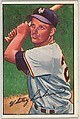Whitey Lockman, 1st Base, New York Giants, from Picture Cards, series 6 (R406-6) issued by Bowman Gum, Issued by Bowman Gum Company, Commercial color lithograph