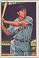 Johnny Wyrostek, Outfield, Cincinnati Reds, from Picture Cards, series 6 (R406-6) issued by Bowman Gum, Issued by Bowman Gum Company, Commercial color lithograph