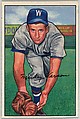 Mickey Vernon, 1st Base, Washington Senators, from Picture Cards, series 6 (R406-6) issued by Bowman Gum, Issued by Bowman Gum Company, Commercial color lithograph