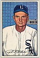 Paul Richards, Manager, Chicago White Sox, from Picture Cards, series 6 (R406-6) issued by Bowman Gum, Issued by Bowman Gum Company, Commercial color lithograph