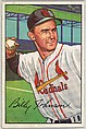 Billy Johnson, 3rd Base, St. Louis Cardinals, from Picture Cards, series 6 (R406-6) issued by Bowman Gum, Issued by Bowman Gum Company, Commercial color lithograph