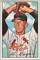 Al Brazle, Pitcher, St. Louis Cardinals, from Picture Cards, series 6 (R406-6) issued by Bowman Gum, Issued by Bowman Gum Company, Commercial color lithograph