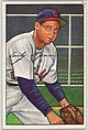 Early Wynn, Pitcher, Cleveland Indians, from Picture Cards, series 6 (R406-6) issued by Bowman Gum, Issued by Bowman Gum Company, Commercial color lithograph