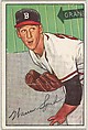 Warren Spahn, Pitcher, Boston Braves, from Picture Cards, series 6 (R406-6) issued by Bowman Gum, Issued by Bowman Gum Company, Commercial color lithograph