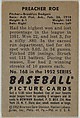 Preacher Roe, Pitcher, Brooklyn Dodgers, from Picture Cards, series 6 (R406-6) issued by Bowman Gum, Issued by Bowman Gum Company, Commercial color lithograph