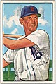 Pat Mullin, Outfield, Detroit Tigers, from Picture Cards, series 6 (R406-6) issued by Bowman Gum, Issued by Bowman Gum Company, Commercial color lithograph