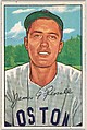 Jim Piersall, Outfield, Boston Red Sox, from Picture Cards, series 6 (R406-6) issued by Bowman Gum, Issued by Bowman Gum Company, Commercial color lithograph
