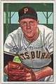 Bob Friend, Pitcher, Pittsburgh Pirates, from Picture Cards, series 6 (R406-6) issued by Bowman Gum, Issued by Bowman Gum Company, Commercial color lithograph