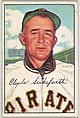 Clyde Sukeforth, Coach, Pittsburgh Pirates, from Picture Cards, series 6 (R406-6) issued by Bowman Gum, Issued by Bowman Gum Company, Commercial color lithograph