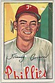 Tommy Brown, Outfield, Chicago Cubs, from Picture Cards, series 6 (R406-6) issued by Bowman Gum, Issued by Bowman Gum Company, Commercial color lithograph