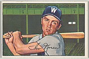 Irv Noren, Outfield, Washington Senators, from Picture Cards, series 6 (R406-6) issued by Bowman Gum, Issued by Bowman Gum Company, Commercial color lithograph