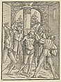 Christ Scourged, from "The Doctrine, Life, and Passion of Jesus Christ", Hans Schäufelein  German, Woodcut