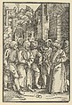 Christ before Pilate in front of his Palace, from Speculum passionis domini nostri Ihesu Christi, Hans Schäufelein  German, Woodcut