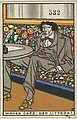 Viennese Café: The Man of Letters (Wiener Café: Der Litterat), Moriz Jung (Austrian (born Czechoslovakia) Moravia 1885–1915 Manilowa (Carpathians)), Color lithograph