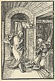 Christ Appearing to his Mother, from Speculum passionis domini nostri Ihesu Christi, Hans Schäufelein  German, Woodcut