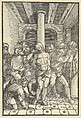 Christ Scourged, from Speculum passionis domini nostri Ihesu Christi, Hans Schäufelein  German, Woodcut