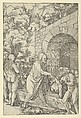 Christ in Limbo, from "Speculum passionis domini nostri Ihesu Christi", Hans Schäufelein  German, Woodcut
