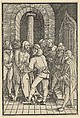 Christ Stripped, from "Speculum passionis domini nostri Ihesu Christi", Hans Schäufelein  German, Woodcut