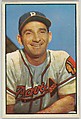 Sid Gordon, Outfield, Boston Braves, from Collector Series, Colors set, series 7 (R406-7) issued by Bowman Gum, Issued by Bowman Gum Company, Commercial color lithograph