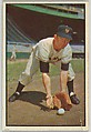 Davey Williams, 2nd Base, New York Giants, from Collector Series, Colors set, series 7 (R406-7) issued by Bowman Gum, Issued by Bowman Gum Company, Commercial color lithograph