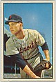 Art Houtteman, Pitcher, Detroit Tigers, from Collector Series, Colors Set, series 7 (R406-7) issued by Bowman Gum, Issued by Bowman Gum Company, Commercial color lithograph