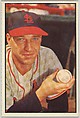 Gerry Staley, Pitcher, St. Louis Cardinals, from Collector Series, Colors set, series 7 (R406-7) issued by Bowman Gum, Issued by Bowman Gum Company, Commercial color lithograph