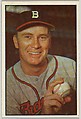 Jim Wilson, Pitcher, Boston Braves, from Collector Series, Colors set, series 7 (R406-7) issued by Bowman Gum, Issued by Bowman Gum Company, Commercial color lithograph