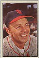 Eddie Stanky, Manager, St. Louis Cardinals, from Collector Series, Colors set, series 7 (R406-7) issued by Bowman Gum, Issued by Bowman Gum Company, Commercial color lithograph