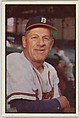Charlie Grimm, Manager, Milwaukee Braves, from Collector Series, Colors set, series 7 (R406-7) issued by Bowman Gum, Issued by Bowman Gum Company, Commercial color lithograph