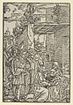The Adoration of the Magi, from Ewangeli und Epistel, Hans Schäufelein German, Woodcut