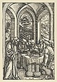 The Wedding at Cana, from "The Life of Christ", Hans Schäufelein  German, Woodcut