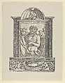 Ecce Homo / Man of Sorrows, Hans Schäufelein  German, Woodcut; Dershau restrike, 1922