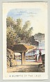 A Glimpse of the Lake, from the series, Views in Central Park, New York, Part 2, Louis Prang & Co.  American, Color lithograph