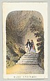 Rude Stairway, from the series, Views in Central Park, New York, Part 2, Louis Prang & Co.  American, Color lithograph