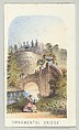 Ornamental Bridge, from the series, Views in Central Park, New York, Part 2, Louis Prang & Co.  American, Color lithograph