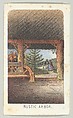 Rustic Arbor, from the series, Views in Central Park, New York, Part 3, Louis Prang & Co.  American, Color lithograph