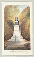 Bust of Schiller, from the series, Views in Central Park, New York, Part 3, Louis Prang & Co. American, Color lithograph