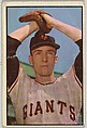Al Corwin, Pitcher, New York Giants, from Collector Series, Colors set, series 7 (R406-7) issued by Bowman Gum, Issued by Bowman Gum Company, Commercial color lithograph