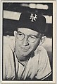 Bill Rigney, Infield, New York Giants, from Collector Series, Black & White set, series 8 (R406-8) issued by Bowman Gum, Issued by Bowman Gum Company, Commercial lithograph